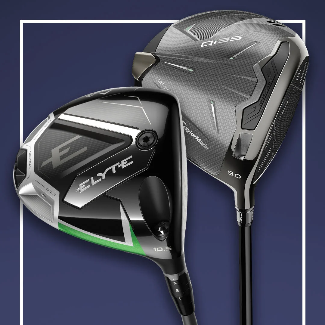 Golf clubs on sale.
