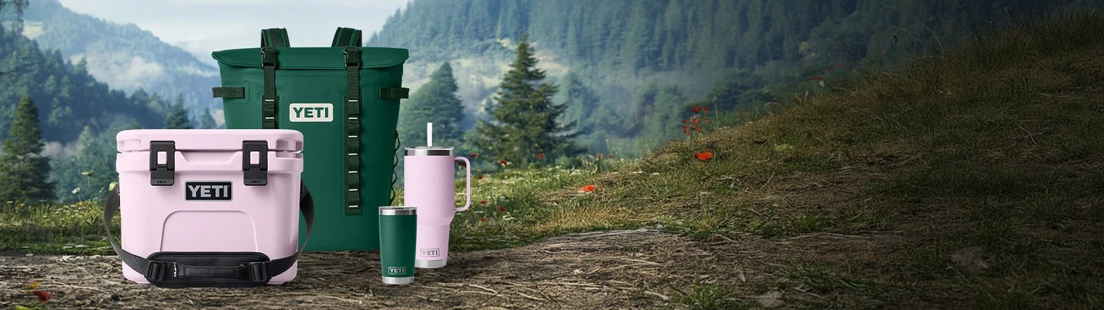 YETI product in outdoor environment.