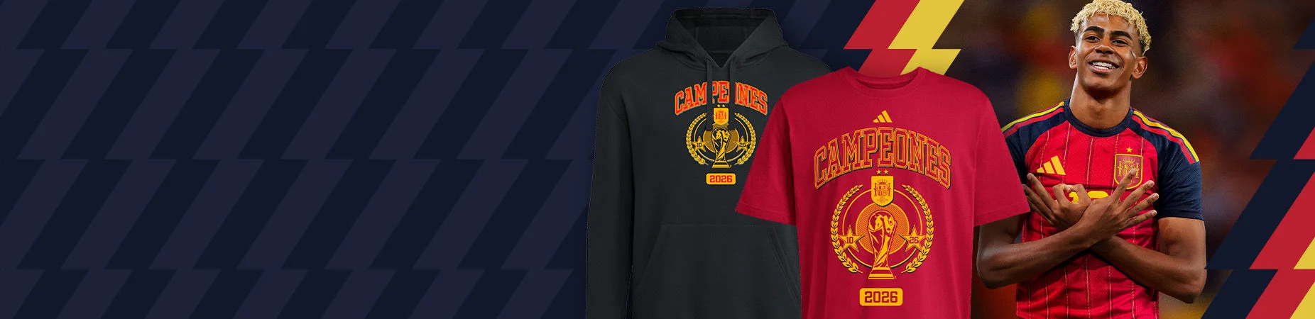 Spain world cup gear.