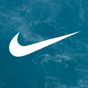 Nike logo.