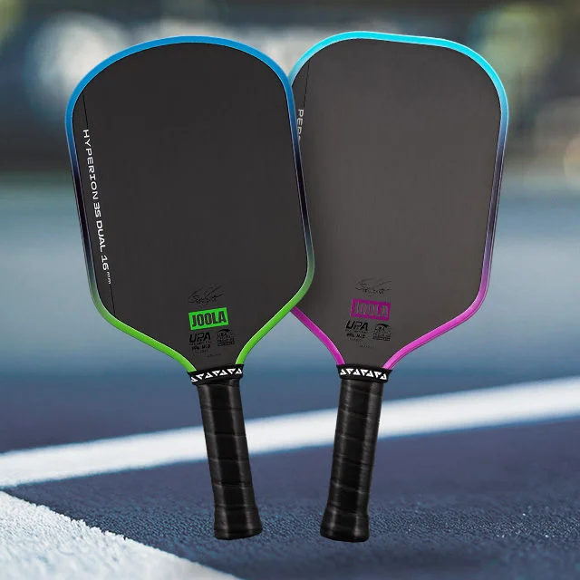 Pickleball paddles.