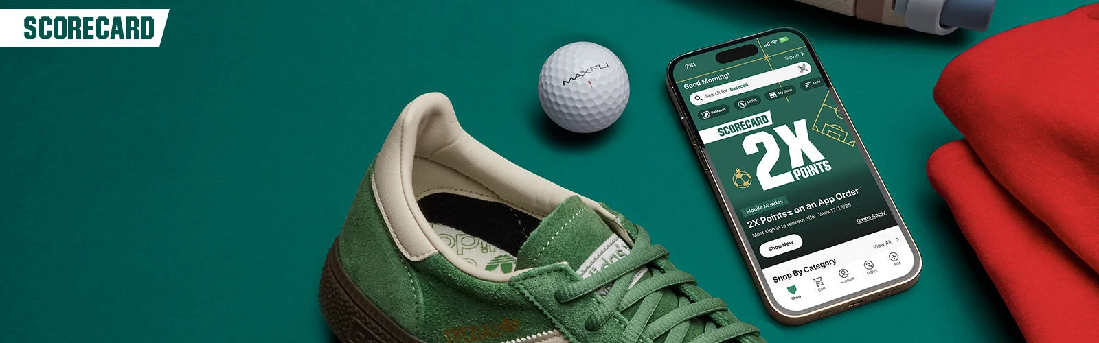 ScoreCard 2X Points.