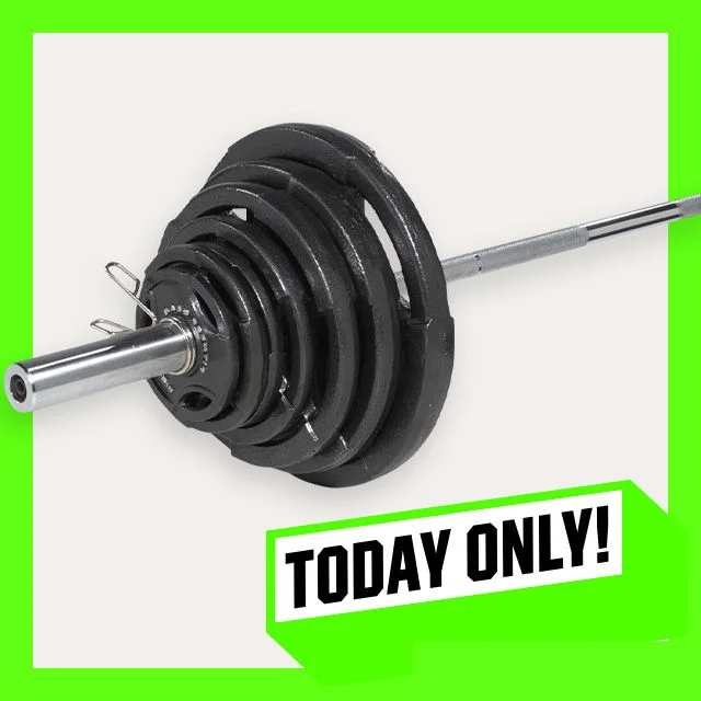 Today Only! Weight set.