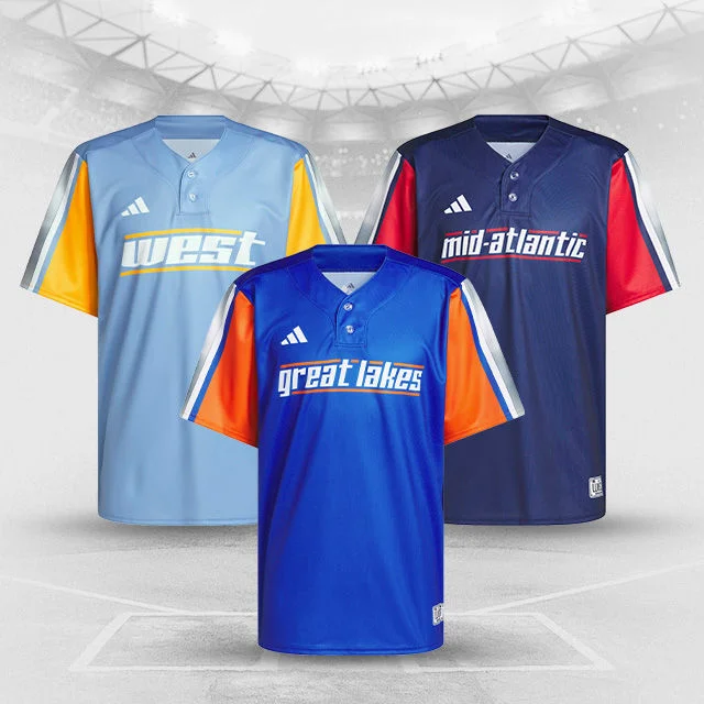 Baseball jerseys on baseball background.