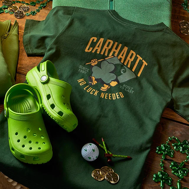 St. Patrick's Day gear.