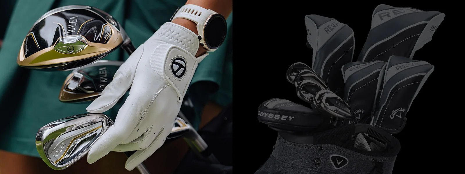 TaylorMade Kalea and Callaway Reva complete sets.