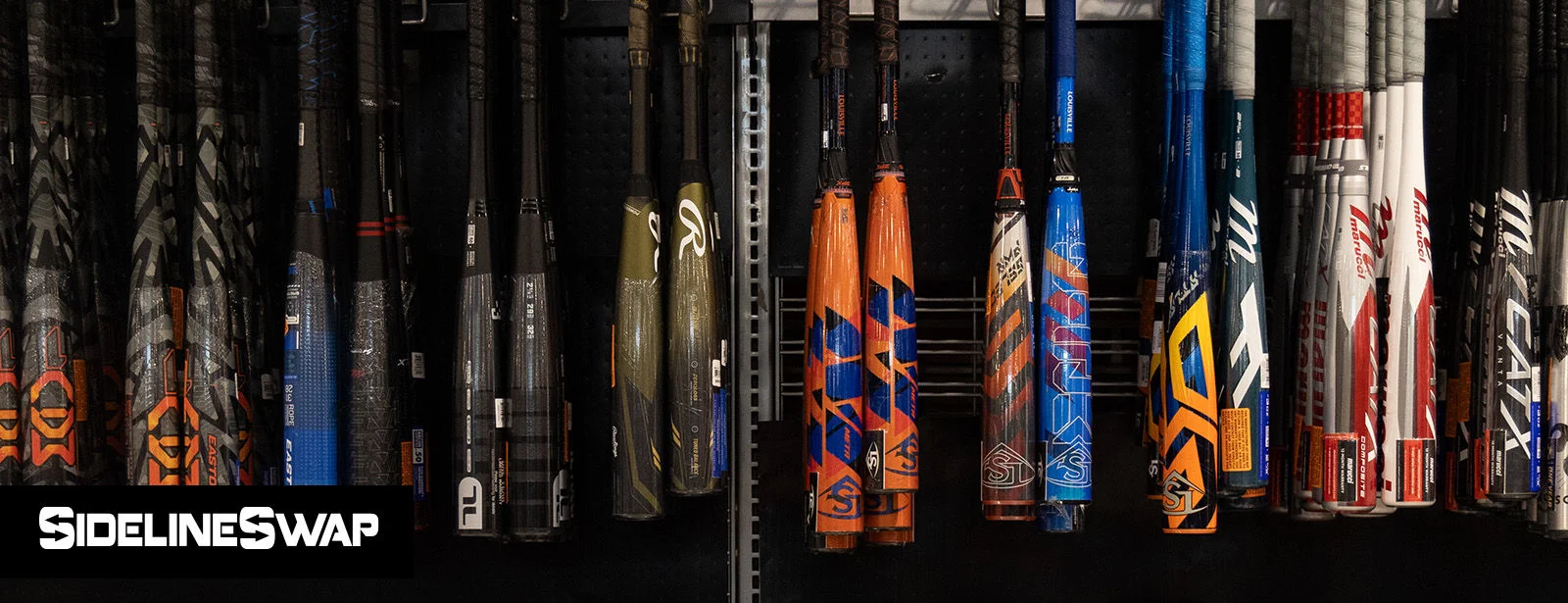 Baseball bat wall.