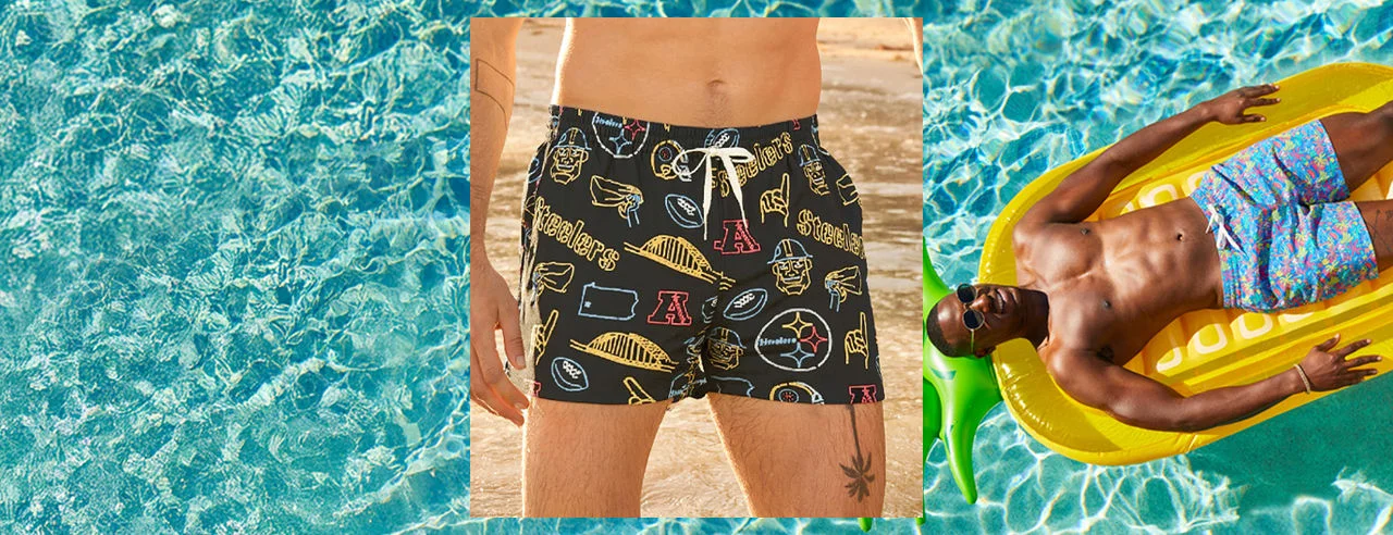 Chubbies swimwear.