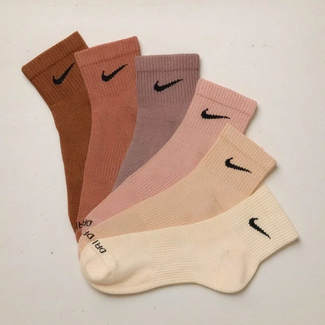 Collection of Nike socks.