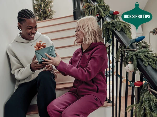 woman receiving gift
