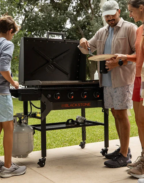Grilling.