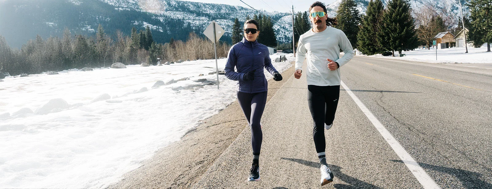 Collection of running shoes from top brands 