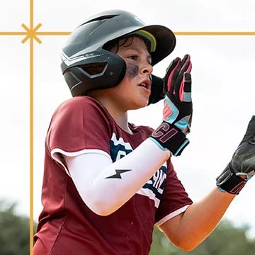 Youth baseball player.