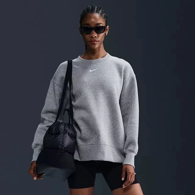 Nike fleece sweatshirt.