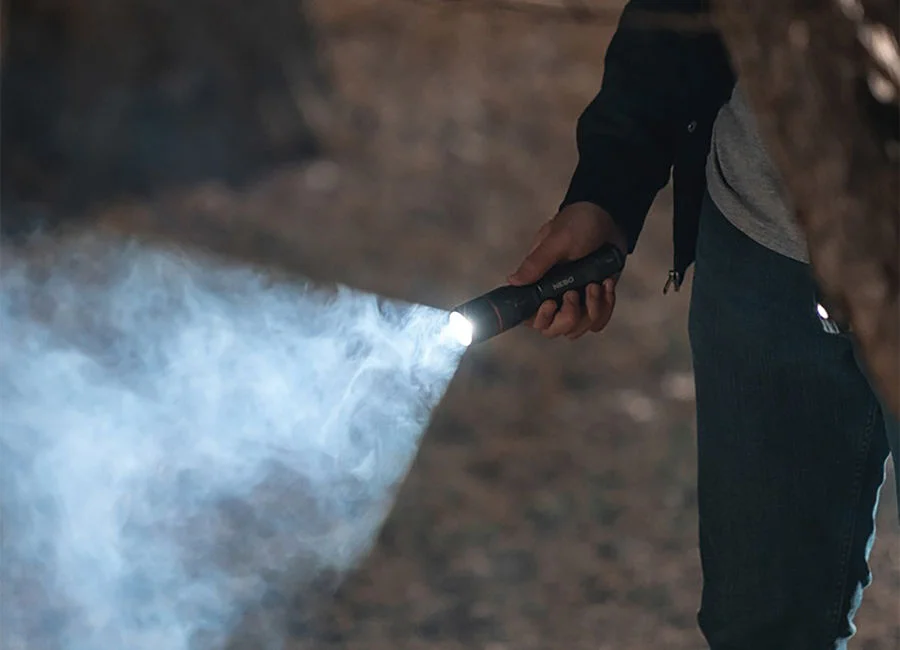 Flashlights.