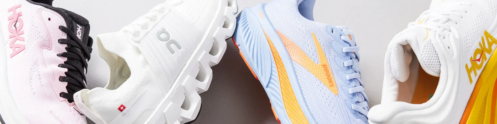 Collection of shoes from top brands. 