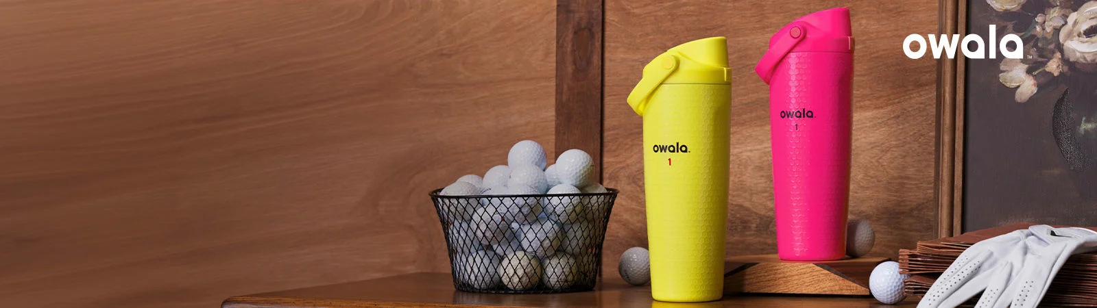 Owala water bottles.