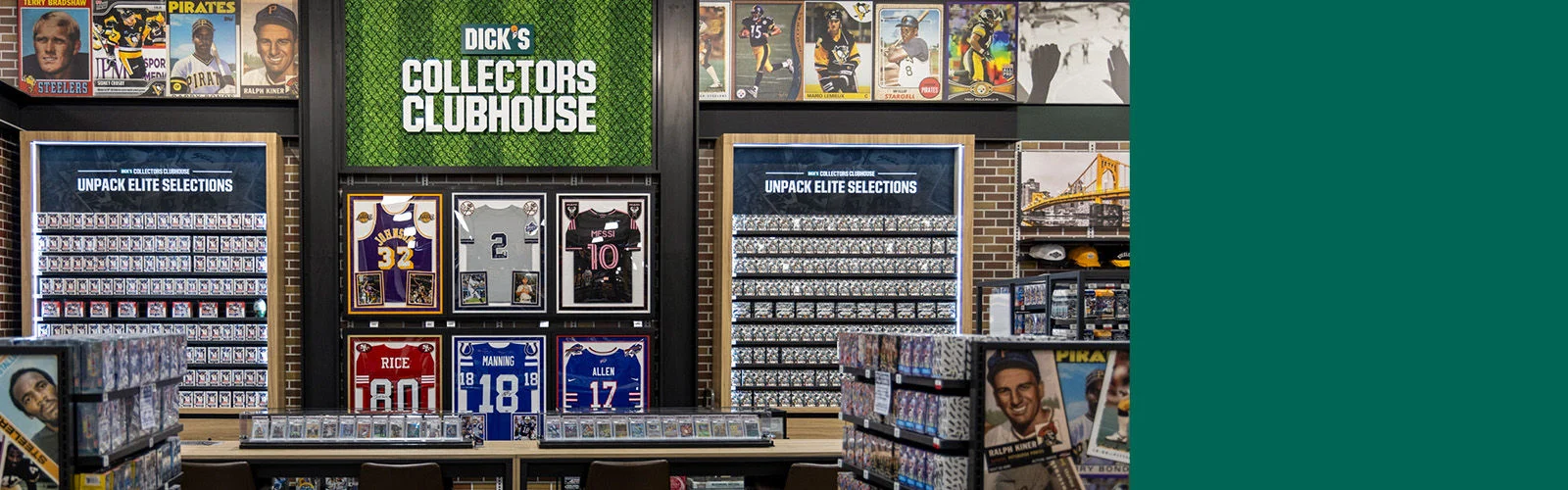 A collection of trading memorabilia