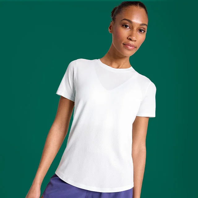 Athlete wearing shirt.