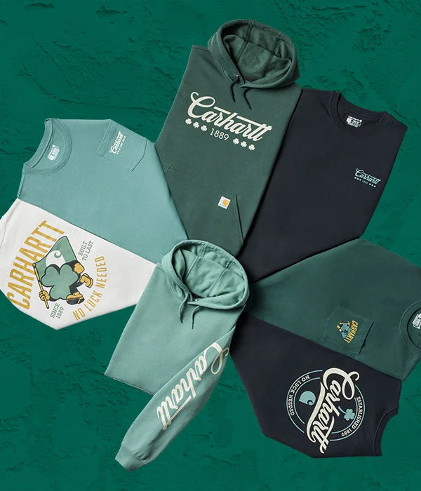 Green Carhartt shirts. 