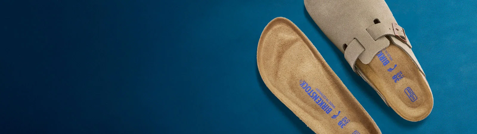 Birkenstock clogs. 