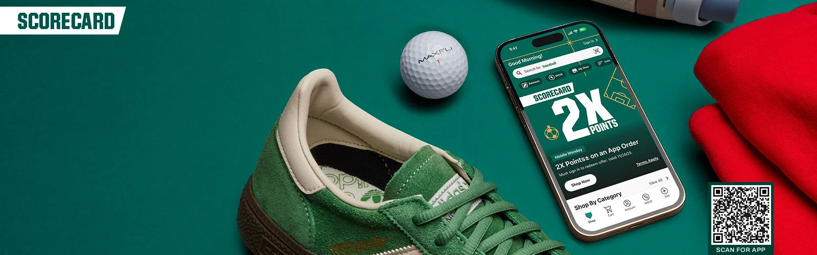 ScoreCard 2X Points.