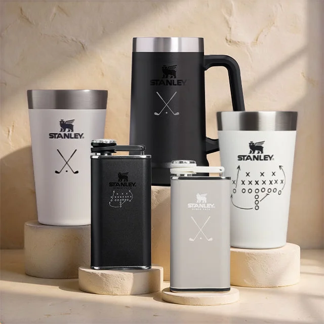 Drinkware in studio environment.