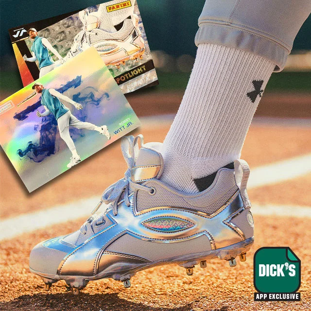 DICK'S App Exclusive. UA Cleat & Trading Card.
