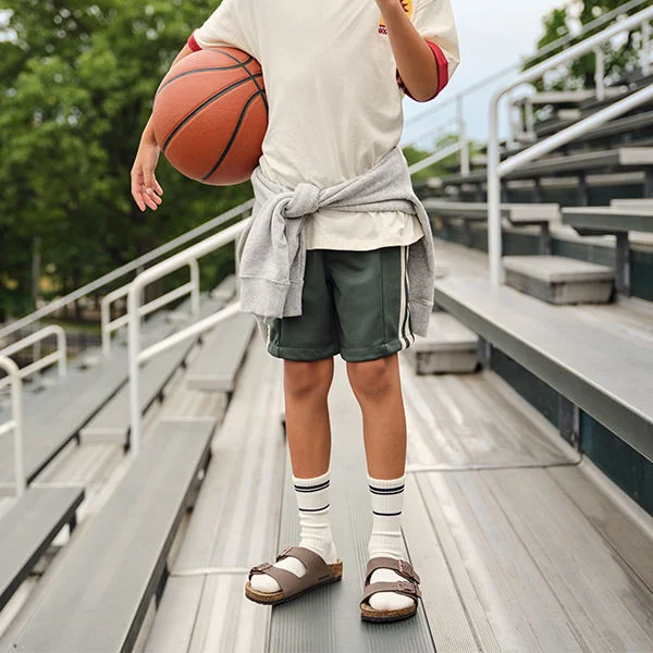 Kids' Birkenstock shoe.