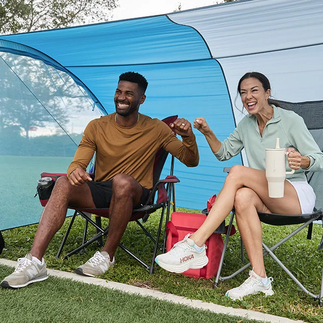 Athletes in outdoor environment.