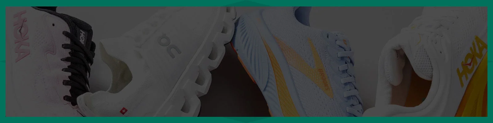 Collection of shoes from top brands. 