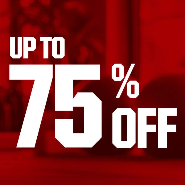 Up to 75% Off.
