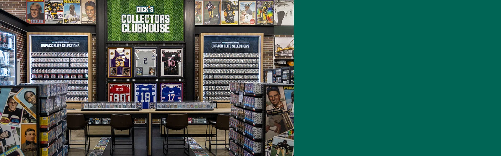 A collection of trading memorabilia