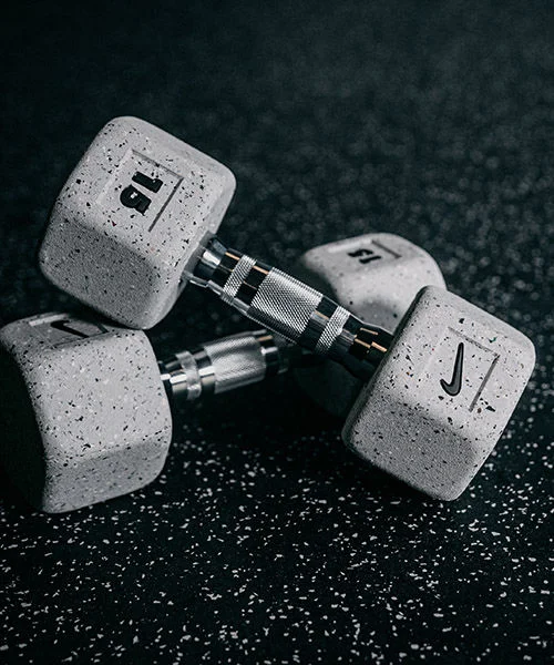 Nike Dumbbells.