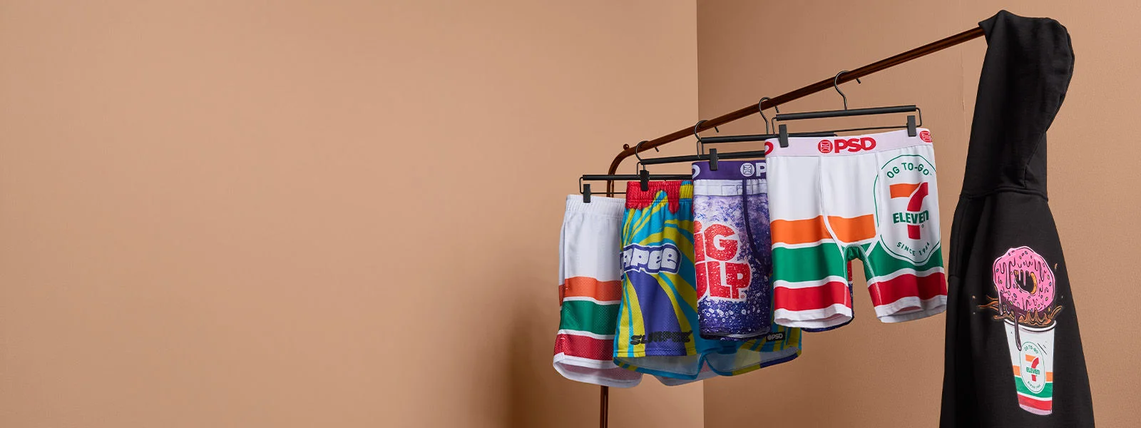 apparel in studio environment.