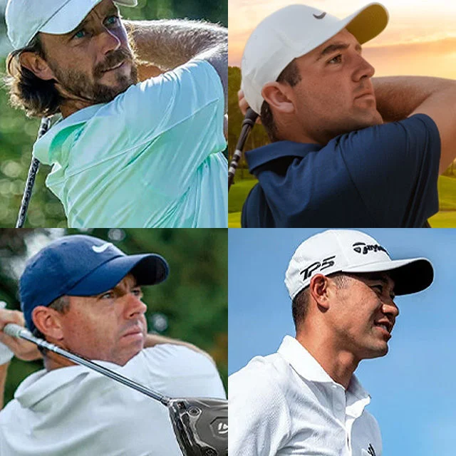 Rory McIlroy, Scottie Scheffler, Collin Morkawa, and Tommy Fleetwood