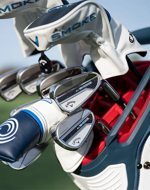Golf clubs.