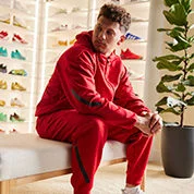 Patrick Mahomes in adidas clothing.