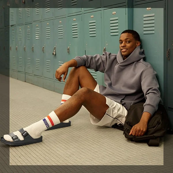 Mens Birkenstock shoe.