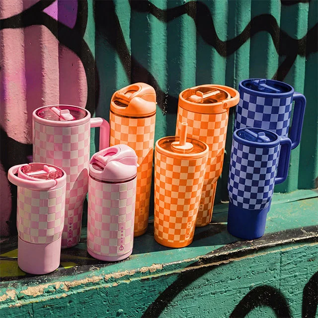 Drinkware in studio environment.