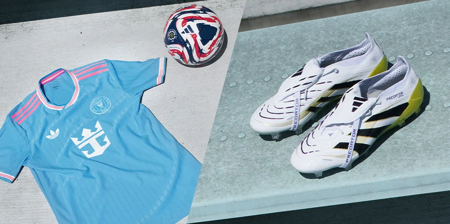 Soccer product in studio.