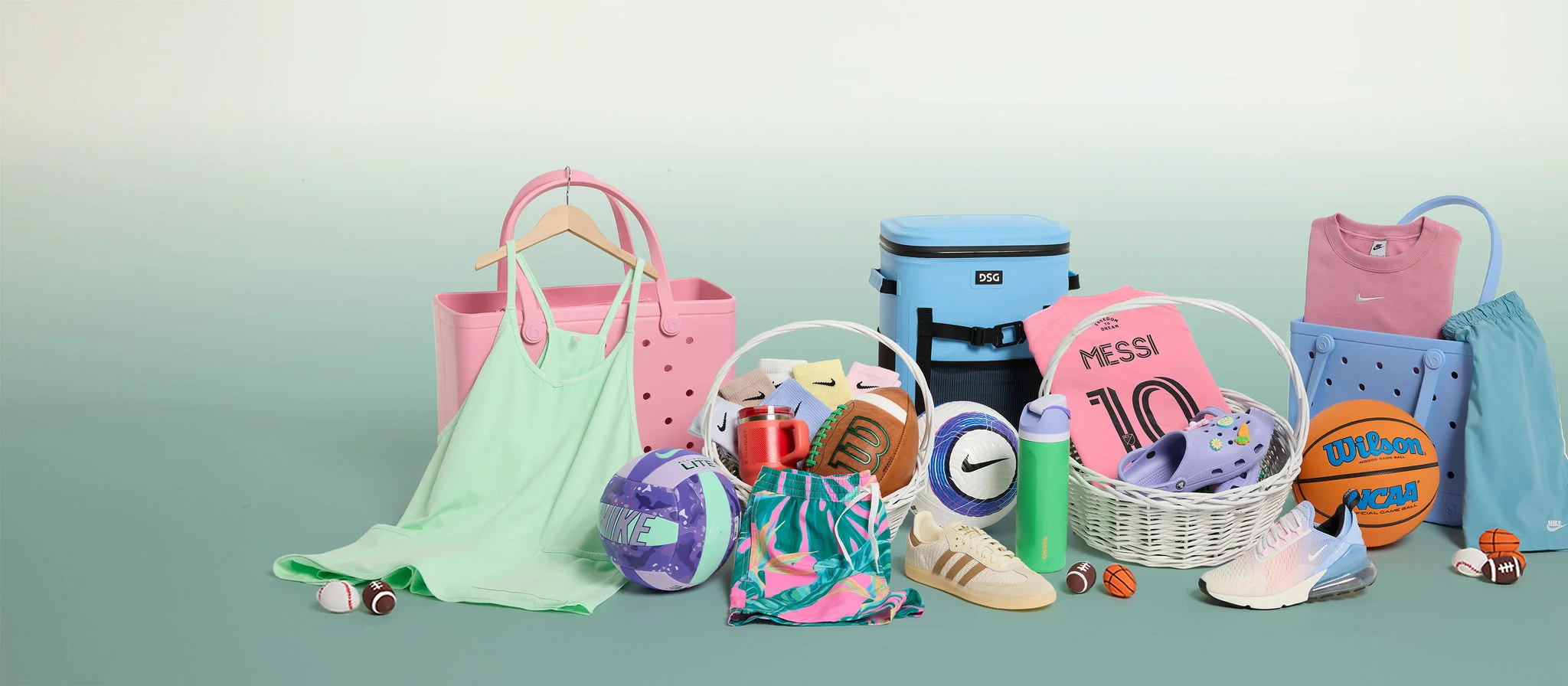 Assortment of spring gear.