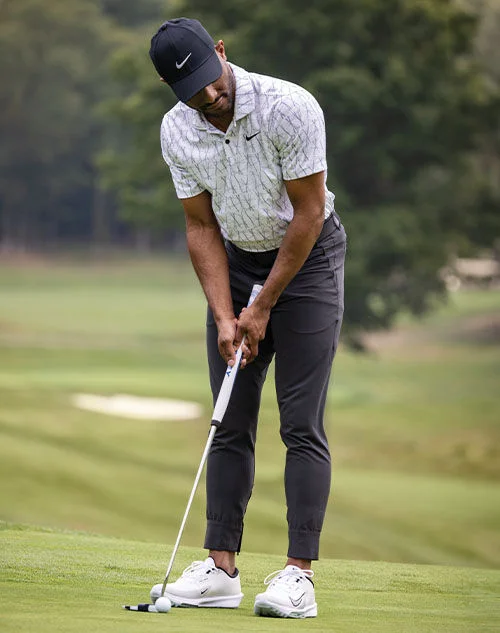 Golfers on the course.