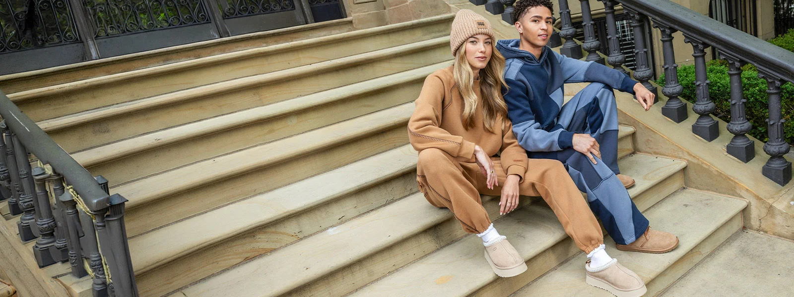Athletes outdoors wearing adidas gear.