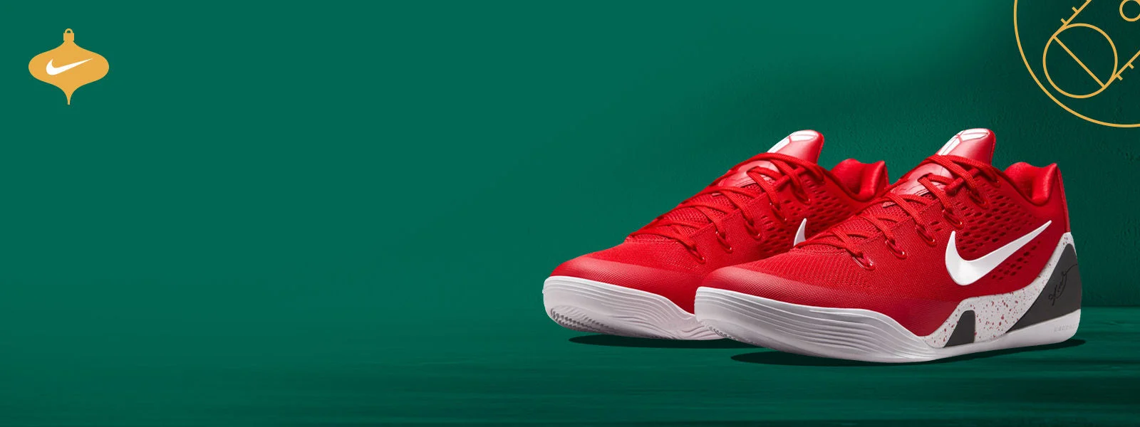 Basketball shoes on studio background.