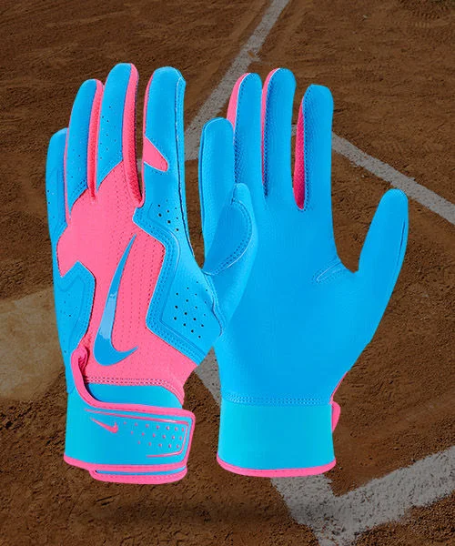 Batting gloves.