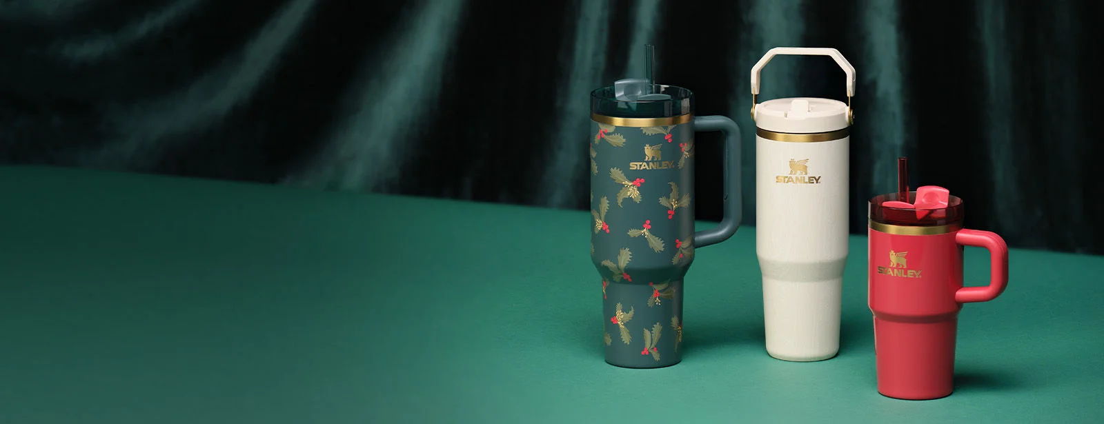 Drinkware in studio evnironment.