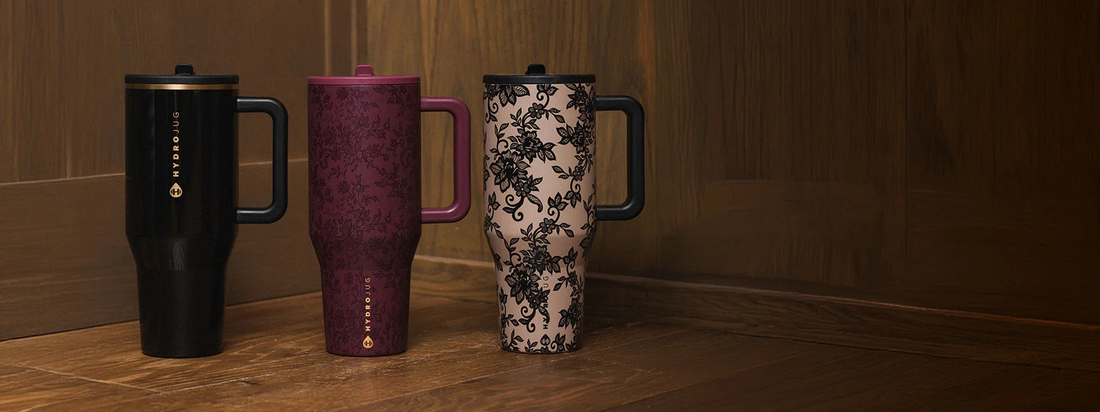 Hydrojug "Midnight" themed drinware
