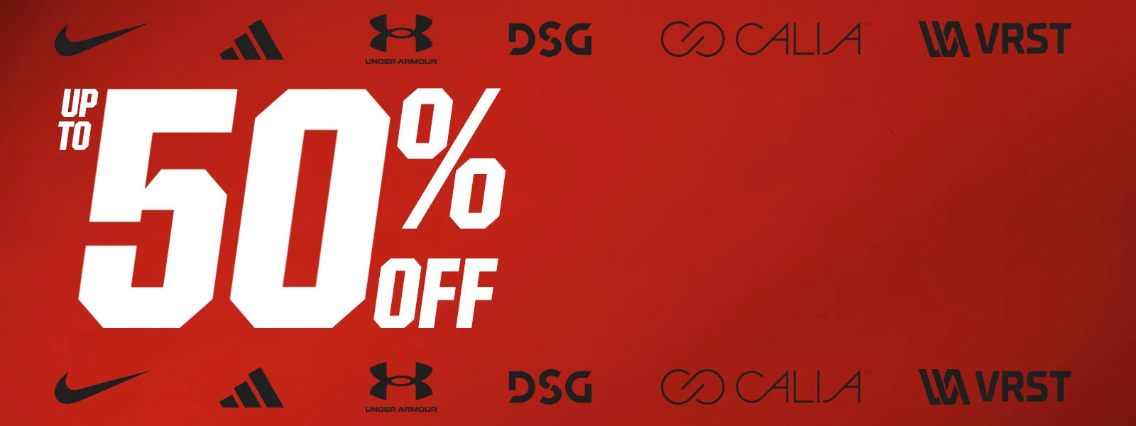 Up to 50% Off.
