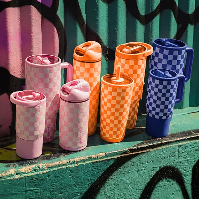 Drinkware in outdoor environment.